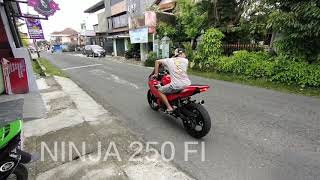 TOP SPEED CBR 250 RR VS NINJA 250 FI Setelah reset ECU,setel ulang klep & infus injektor