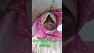 Kegiatan pagi didesa short pertanian