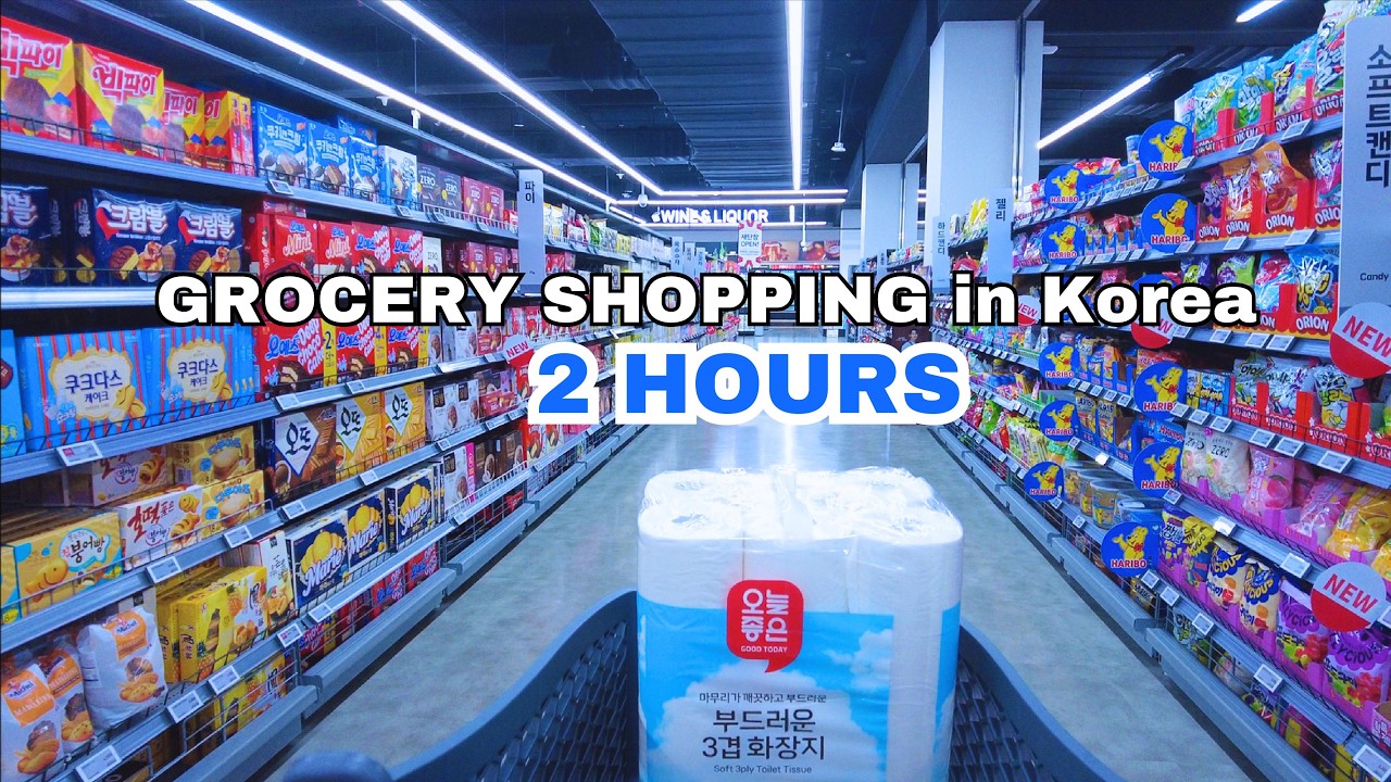 Grocery Shopping in Korea | 2 Hour Compilation | Grocery Food with Prices | Shopping in Korea