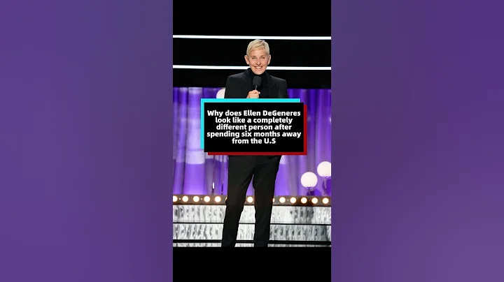 Why does Ellen DeGeneres look like a completely different person after spending six months