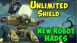 New Best Brawler HADES with Unlimited Shield - War Robots Test Server Gameplay WR