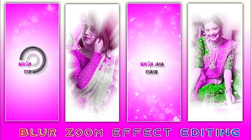 Trending Zoom Blur effect Status Video Editing || Alight motion New Status Video Editing.