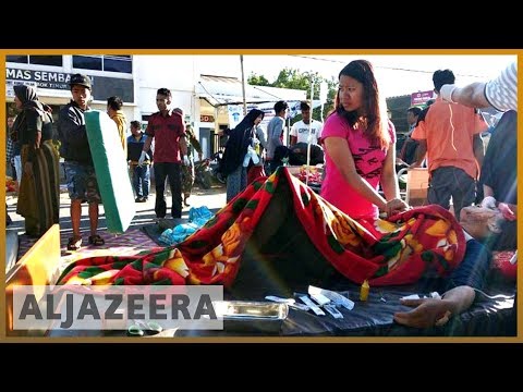 Indonesia: Quake Rattles Tourist Island; At Least 14 Dead 1 YouTube player