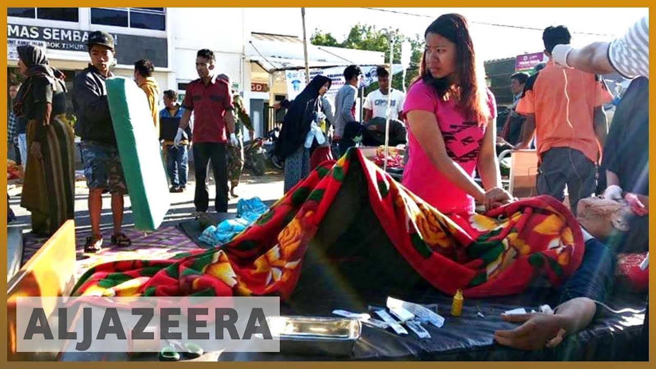 🇮🇩 زلزال قوي يودي بحياة 14 شخصًا في جزيرة لومبوك الإندونيسية | الجزيرة الإنجليزية