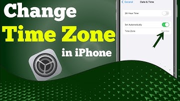 Change Time Zone in iPhone || iPhone Me Time Zone Kaise Change Kare ||
