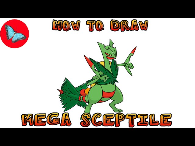 Tutorial de Desenho Mega Sceptile