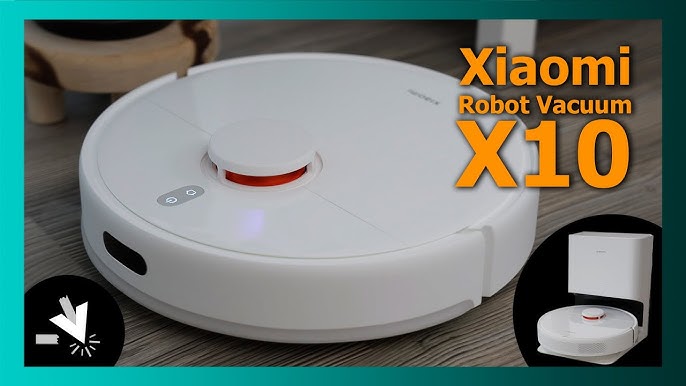 Robot aspirador - XIAOMI Robot Vacuum X10, 46 W, 180 min, 72 dB(A), Blanco