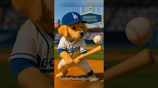 EP35: JOEY THE PUPPY PLAYS BASEBALL?! #puppy #dog #dogshorts #funny #memes #tungtungtungsahur