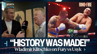 Wladimir Klitschko and Frank Warren believe the #furyusyk fight was very close until round 9 👀 Resimi