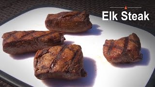 How to grill Elk Steak - Green Mountain Pellet Grill Recipe