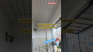9 Rod Ceiling Cloth Drying Hanger 🔥 Space Saving Solution! #clothdryingstand #urbanspacehyd