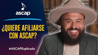 ¿Quiere Afiliarse Con ASCAP? | ASCAP Explicado