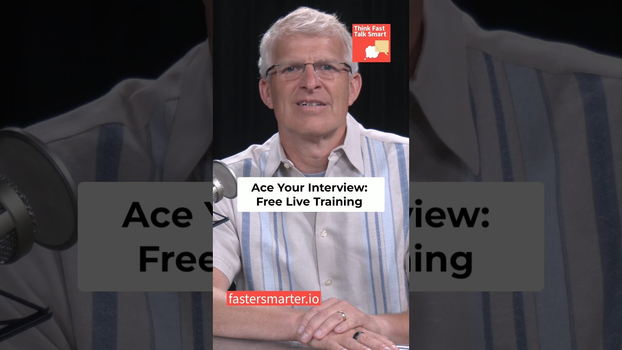 Ace Your Interview: Free Live Training
