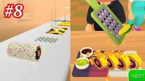 Sushi Roll 3D - All Levels Gameplay Walkthrough Android,ios #8