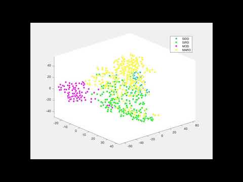 T-SNE visualisation for novel diabetes subgroups in NHANES III cohort: video 2 of 5