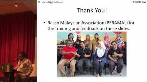 Validating SS-QOL-MY using Rasch Rating Scale