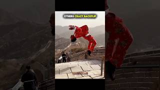 Others crazy backflip V.S this cat💀 #trollface #edit #troll