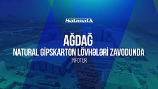 Ağdağ Natural Gipskarton Lövhələri Zavodundakı Infoturdan Video Xülasə