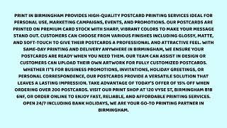 Postcards Printing 15% off orders above 200 postcards screenshot 5