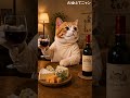 きょうは #ワインの日 🍷今宵はワイン気分😌人生ニャンとかなる！ #ふてニャン #猫 #cat