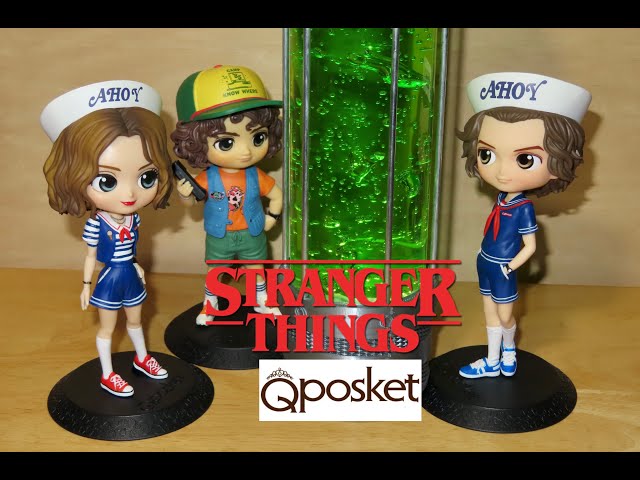 STRANGER THINGS QPosket ROBIN, DUSTIN, & STEVE Figure Collection