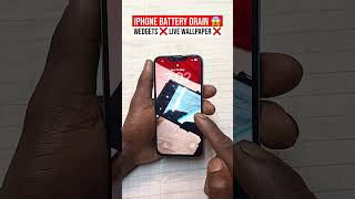 iPhone Battery Drain Fix 🔋 Live Wallpaper & Widgets Ka Sach