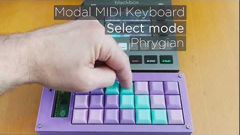Modal MIDI Keyboard Demo @adafruit @johnedgarpark #adafruit