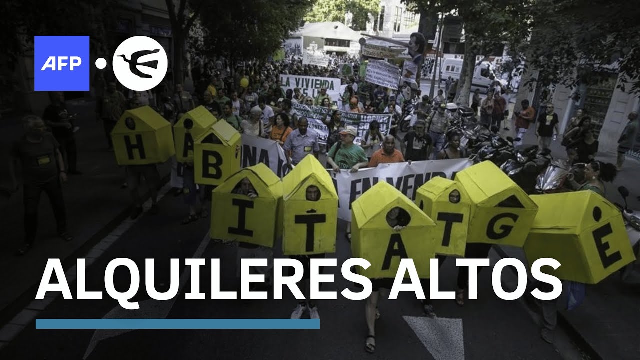 Miles de personas protestan contra precios de los alquileres en ...