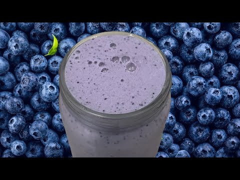 Must Try Easy Creamy Blueberry Smoothie!