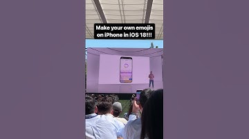 How to make your own emojis on iOS 18. #apple #ios18features
