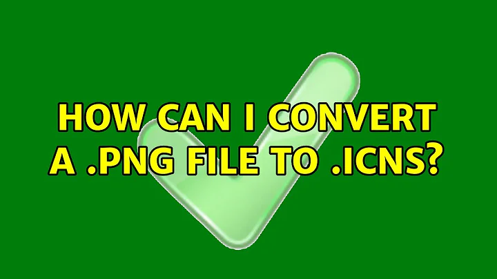 Ubuntu: How can I convert a .png file to .icns?