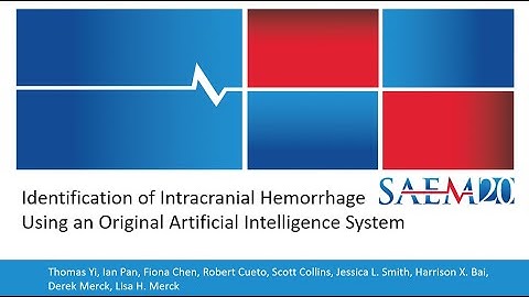 Identification of Intracranial Hemorrhage Using an Original Artificial Intelligence System