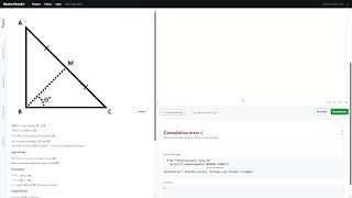 Find angle MBC | Python coding | HackerRank