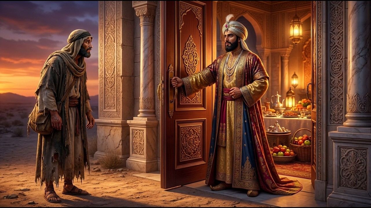 أغلق بابه في وجه عابر سبيل وقت الإفطار، فعاد إليه بعد سنوات ليشتري منه قصره وهو لا يعرفه!