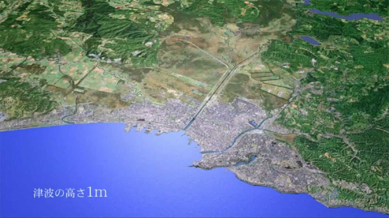 釧路の津波シミュレーション Mpg Youtube