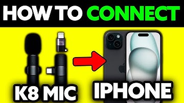 How To Connect K8 Wireless Microphone iPhone (2025) - Step by Step
