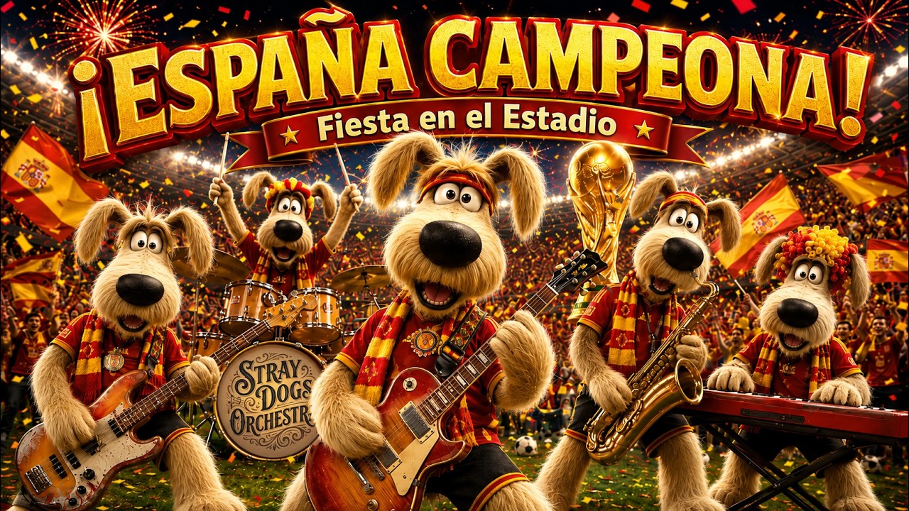 Spain World Cup 2026 Champions 🇪🇸 España Campeona 2026 - Jazz Stadium Party