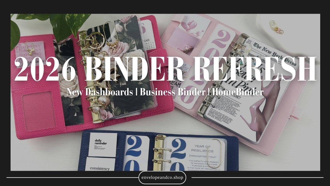 2026 Binder Refresh | Setting Up My Budget & Business Binder
