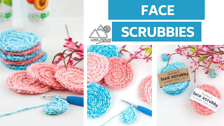 Make your own reusable face scrubbies with this free crochet pattern