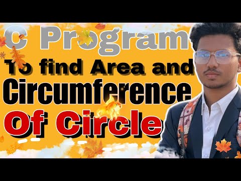 Write a Code to read radious and find the area and circumference of the circle | c program lab 1