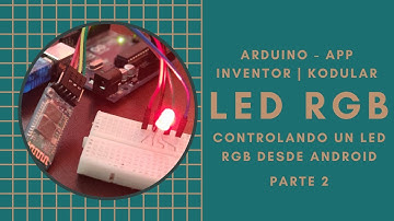 Kodular | App Inventor  - Arduino | Led RGB + Bluetooth | 02- Terminando bloques de la App