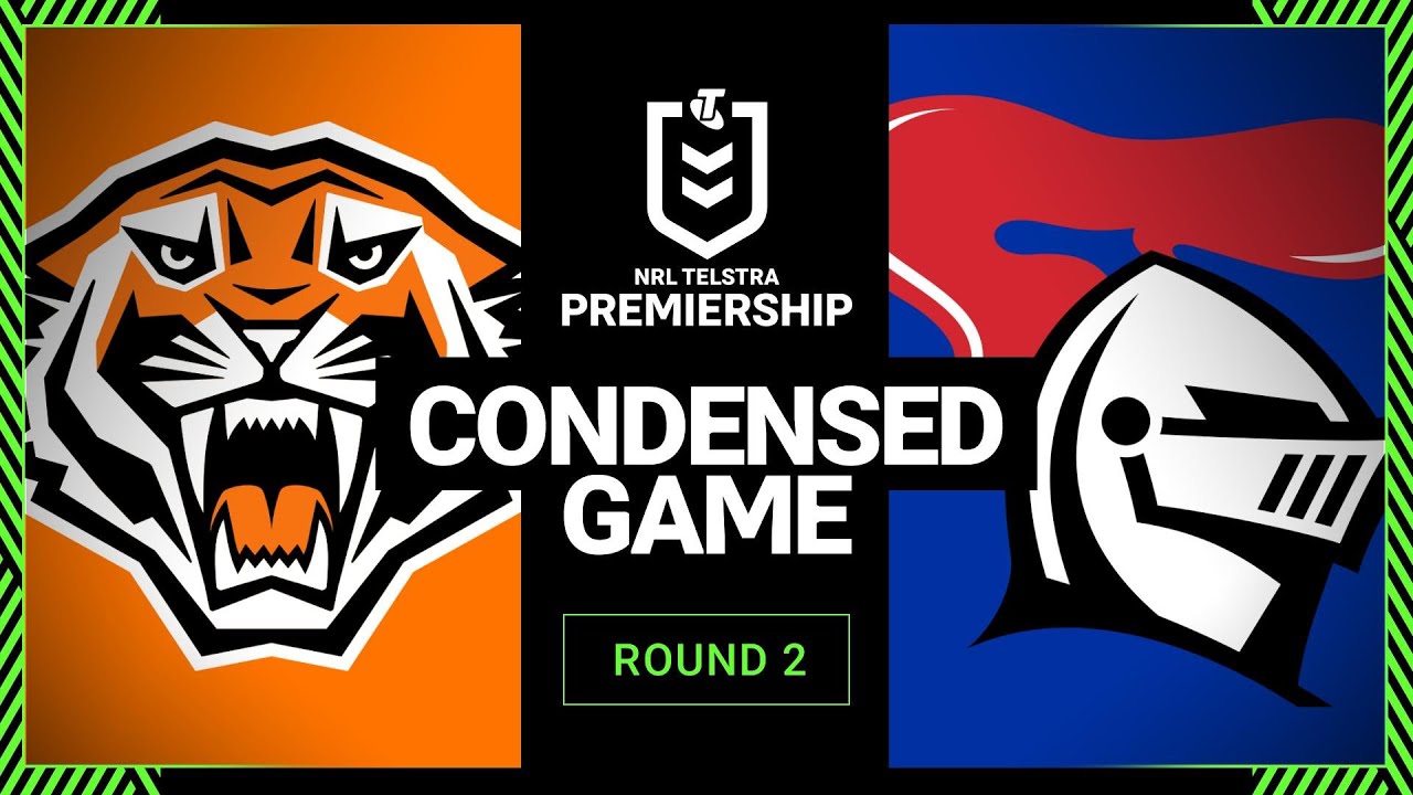 NRL Highlights | NRL 2023 | Wests Tigers v Newcastle Knights | Condensed Match, Round 2