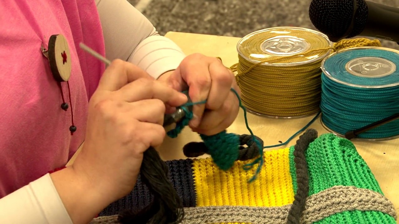 Χειροποίητα χερούλια για πλεκτές τσάντες- ΕΡΙΑΛ