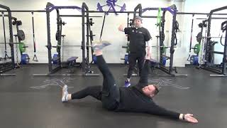 Single Leg Alternating Toe Touch