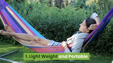 Best methods of hammock camping without trees