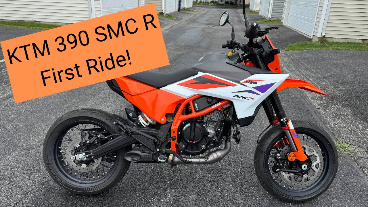 Первая поездка на KTM 390 SMC R. Лучше, чем DRZ и KLX Supermotos?