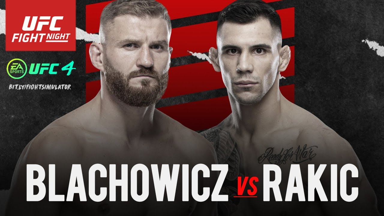 QUE BATALHA !! Blachowicz vs. Rakic - UFC on ESPN 36 (EA Sports UFC 4)