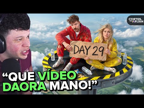 SOBREVIVA 30 DIAS PRESO NO CÉU E GANHE 250 MIL DÓLARES! (MRBEAST) - Cortes do Aruan