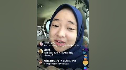 🔴 live - Instagram Nissa Sabyan, gemas banget-Sang Kunci