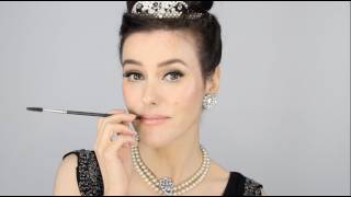 Audrey Hepburn  Breakfast at Tiffany's Inspired Makeup Tutorial